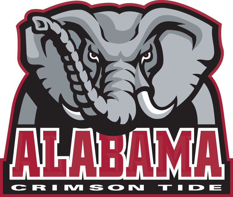 Alabama Crimson Tide 2001-2003 Primary Logo iron on paper